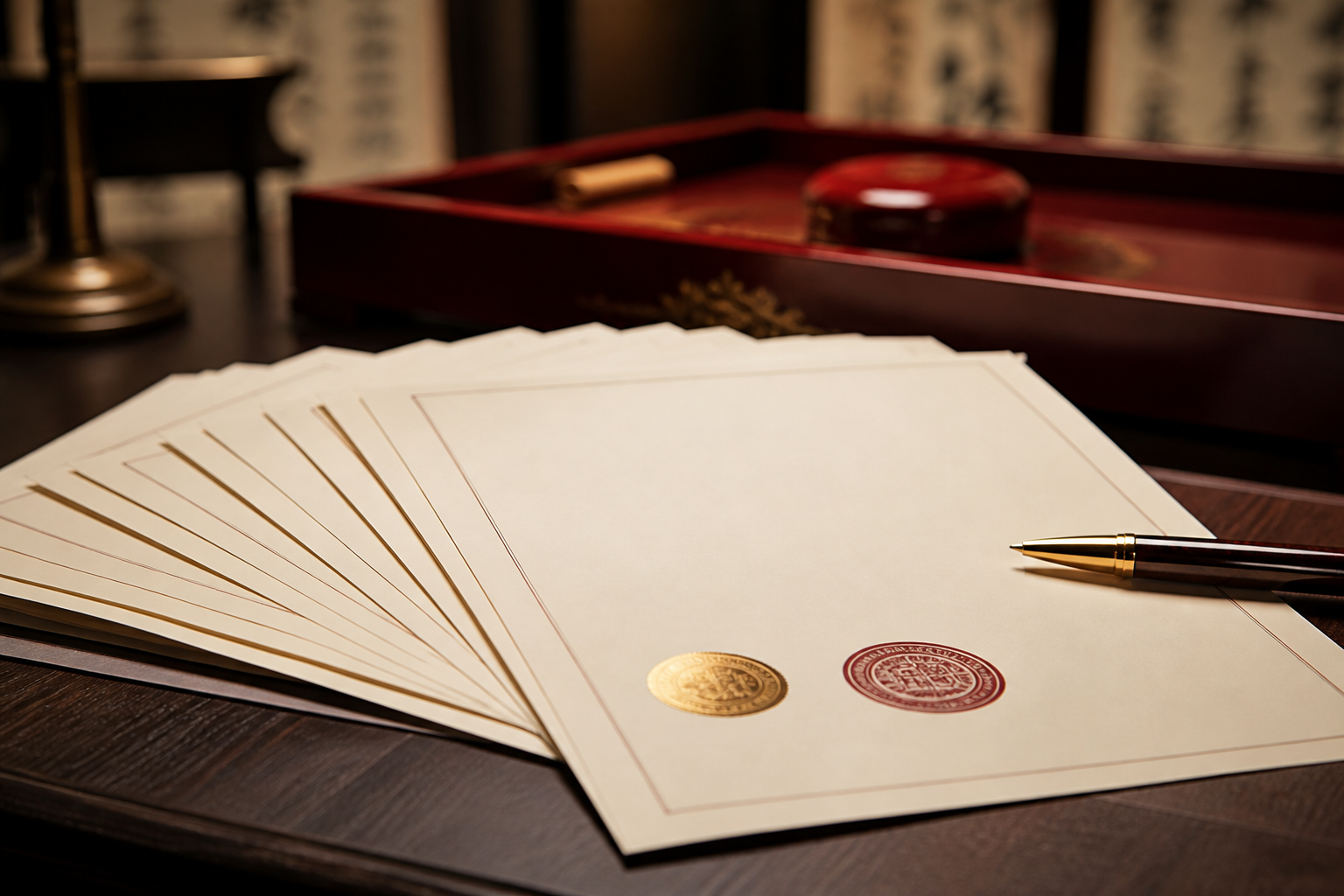 Government documents — apostille and records
