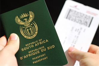 South African immigration — passport and permit